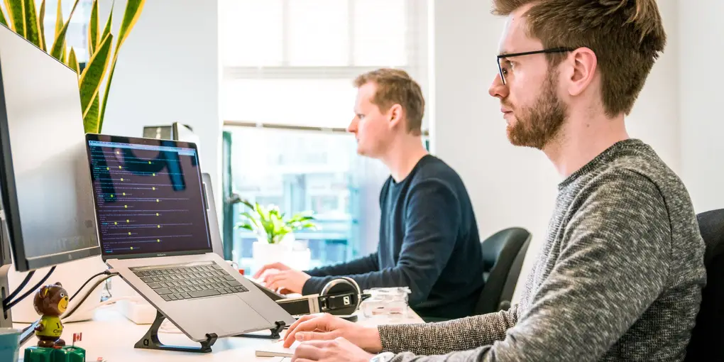foto van kantoor in de ICT wereld