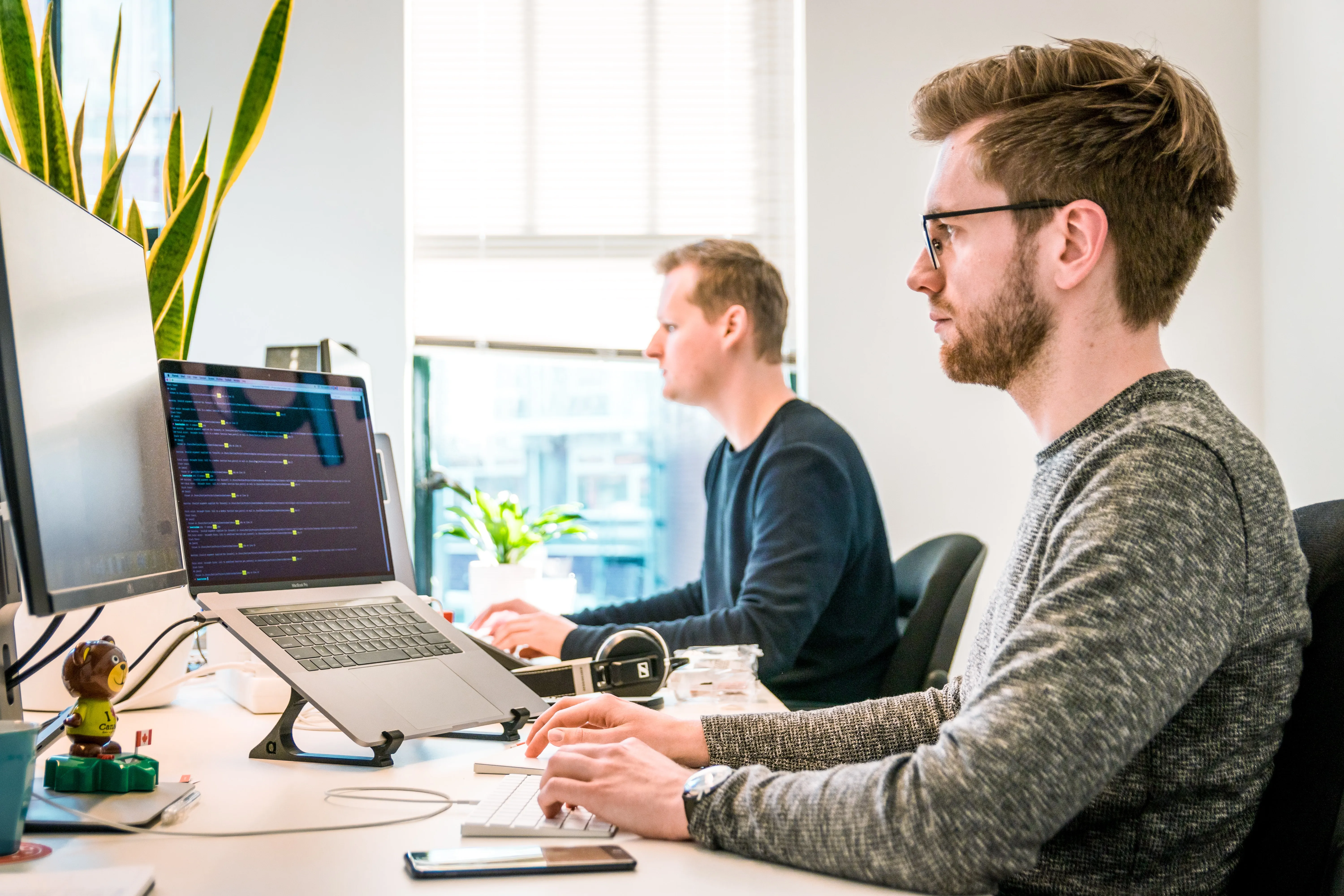 foto van kantoor in de ICT wereld